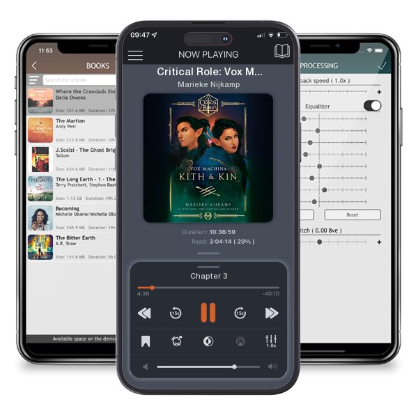 Download fo free audiobook Critical Role: Vox Machina - Kith & Kin by Marieke Nijkamp and listen anywhere on your iOS devices in the ListenBook app.