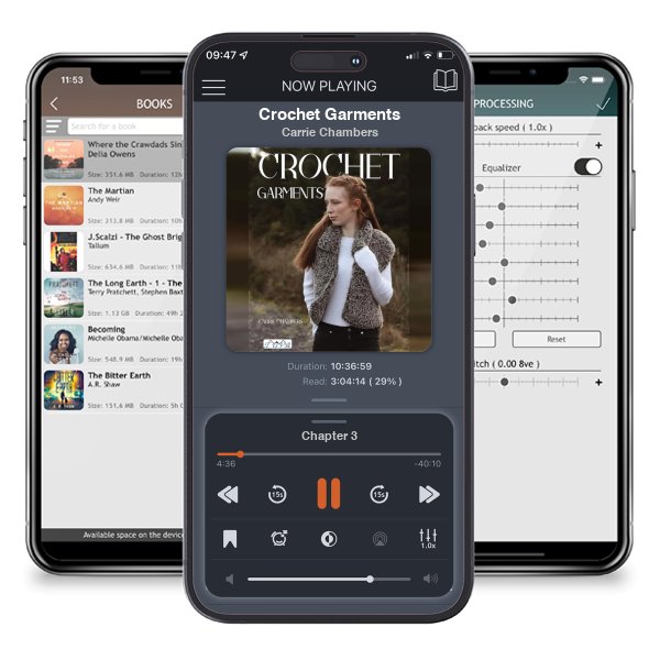 Download fo free audiobook Crochet Garments by Carrie Chambers and listen anywhere on your iOS devices in the ListenBook app.