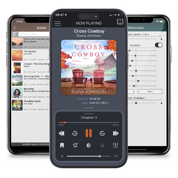 Download fo free audiobook Cross Cowboy by Elana Johnson and listen anywhere on your iOS devices in the ListenBook app.