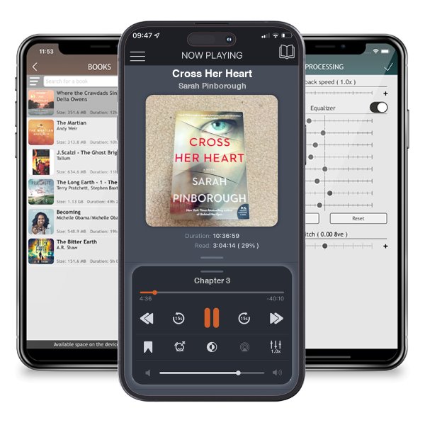 Download fo free audiobook Cross Her Heart by Sarah Pinborough and listen anywhere on your iOS devices in the ListenBook app.