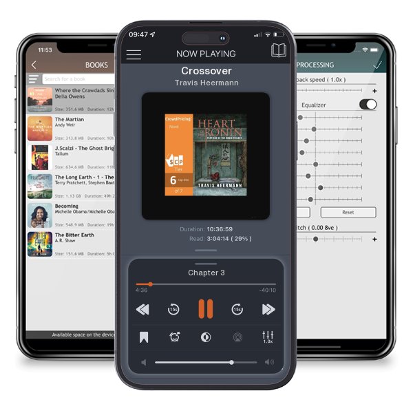 Download fo free audiobook Crossover by Travis Heermann and listen anywhere on your iOS devices in the ListenBook app.