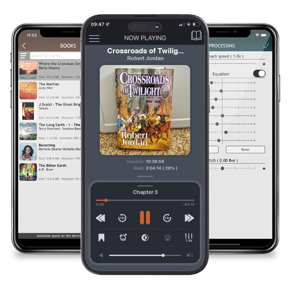 Download fo free audiobook Crossroads of Twilight by Robert Jordan and listen anywhere on your iOS devices in the ListenBook app.