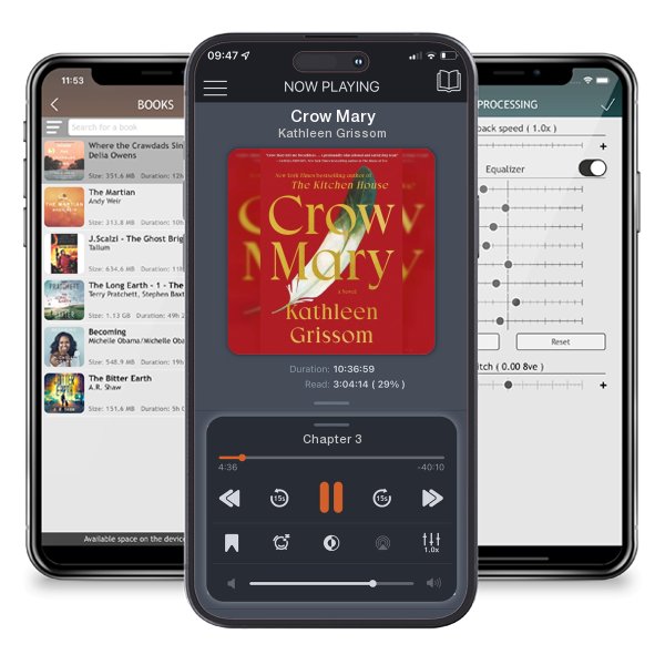 Download fo free audiobook Crow Mary by Kathleen Grissom and listen anywhere on your iOS devices in the ListenBook app.