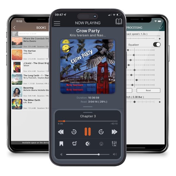 Download fo free audiobook Crow Party by Kris Iversen and Naomi Joy Fox and listen anywhere on your iOS devices in the ListenBook app.