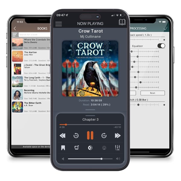 Download fo free audiobook Crow Tarot by Mj Cullinane and listen anywhere on your iOS devices in the ListenBook app.
