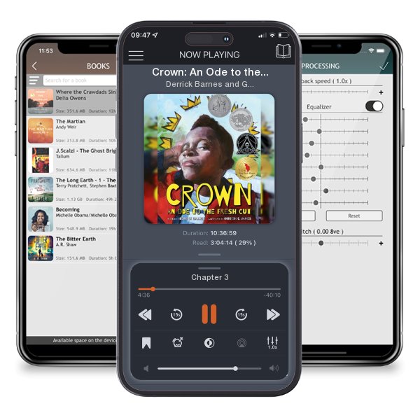 Download fo free audiobook Crown: An Ode to the Fresh Cut by Derrick Barnes and Gordon C. James and listen anywhere on your iOS devices in the ListenBook app.