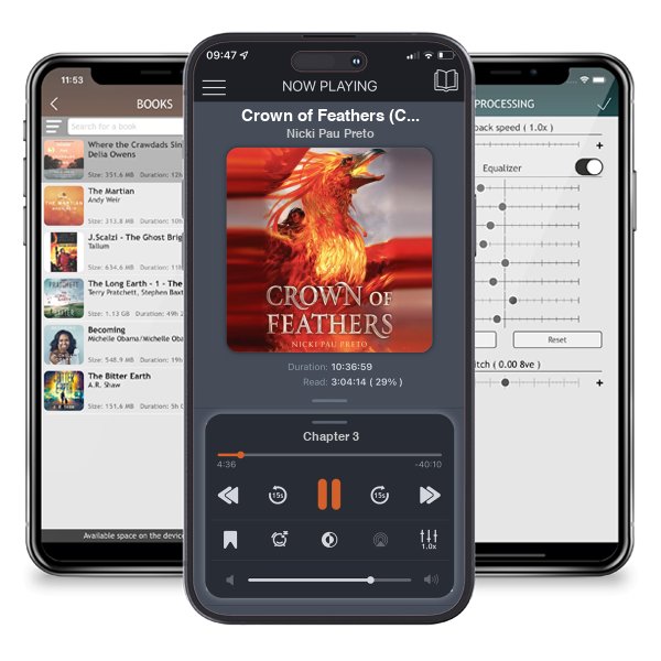 Download fo free audiobook Crown of Feathers (Crown of Feathers #1) by Nicki Pau Preto and listen anywhere on your iOS devices in the ListenBook app.
