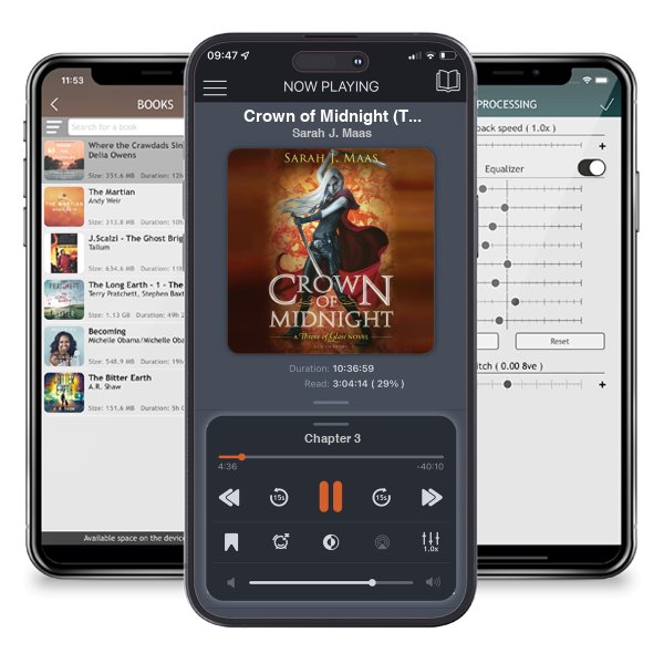 Download fo free audiobook Crown of Midnight (Throne of Glass, #2) by Sarah J. Maas and listen anywhere on your iOS devices in the ListenBook app.
