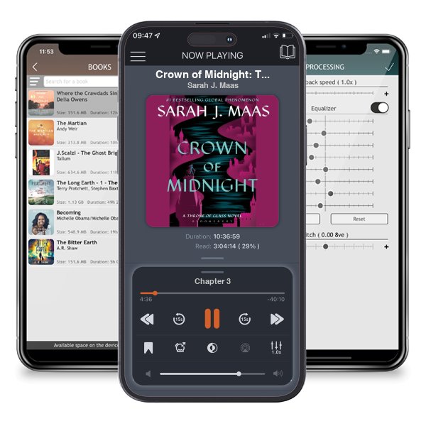 Download fo free audiobook Crown of Midnight: Throne of Glass, Book 2 by Sarah J. Maas and listen anywhere on your iOS devices in the ListenBook app.