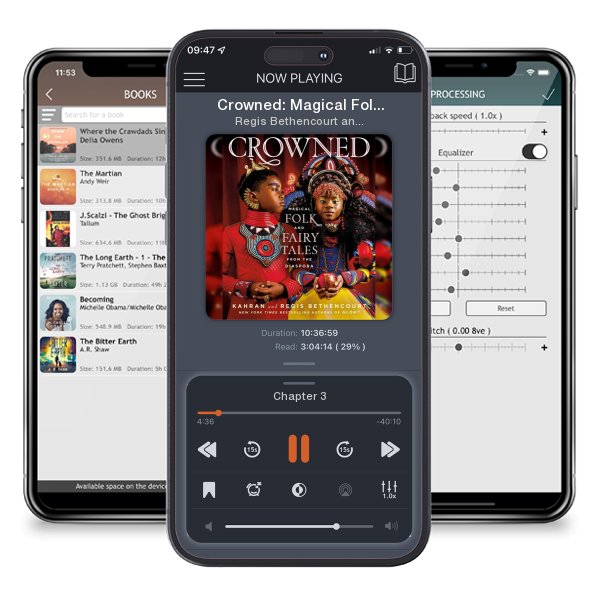 Download fo free audiobook Crowned: Magical Folk and Fairy Tales from the Diaspora by Regis Bethencourt and Kahran Bethencourt and listen anywhere on your iOS devices in the ListenBook app.