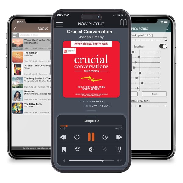Download fo free audiobook Crucial Conversations (Third Edition): Tools for Talking When Stakes Are High by Joseph Grenny and listen anywhere on your iOS devices in the ListenBook app.