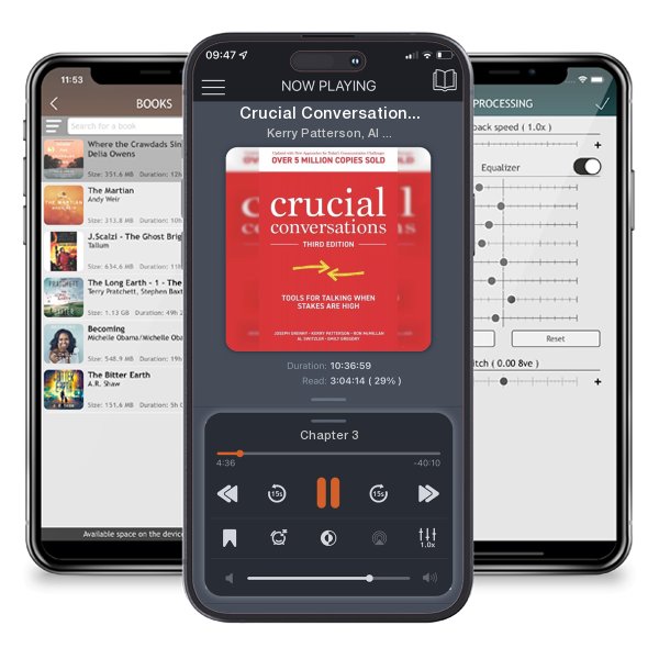 Download fo free audiobook Crucial Conversations: Tools for Talking When Stakes Are High by Kerry Patterson, Al Switzler, et al. and listen anywhere on your iOS devices in the ListenBook app.