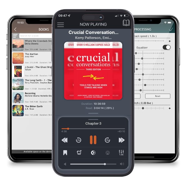 Download fo free audiobook Crucial Conversations: Tools for Talking When Stakes Are High by Kerry Patterson, Emily Gregory,  et al. and listen anywhere on your iOS devices in the ListenBook app.