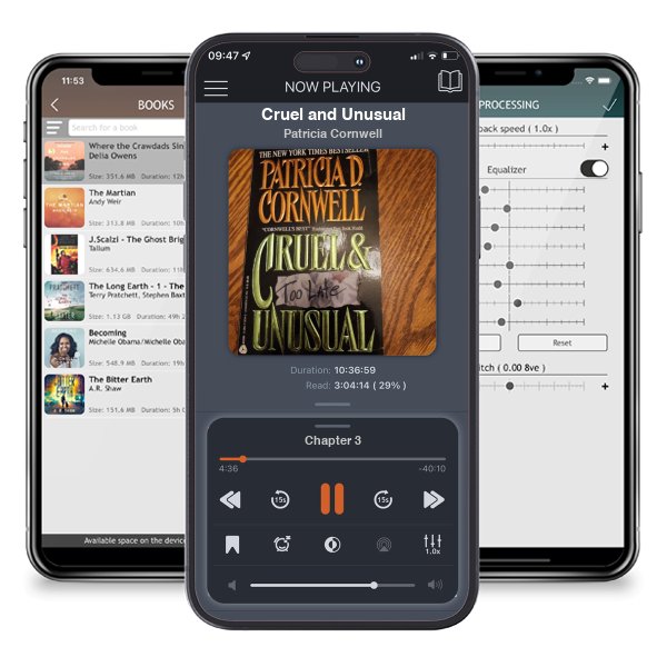 Download fo free audiobook Cruel and Unusual by Patricia Cornwell and listen anywhere on your iOS devices in the ListenBook app.