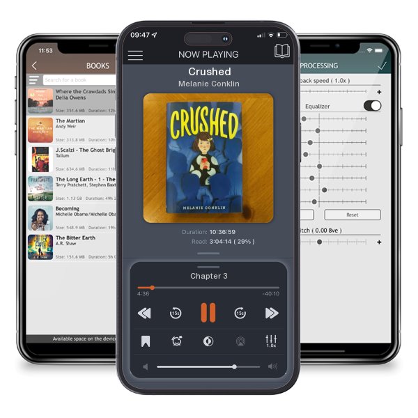 Download fo free audiobook Crushed by Melanie Conklin and listen anywhere on your iOS devices in the ListenBook app.