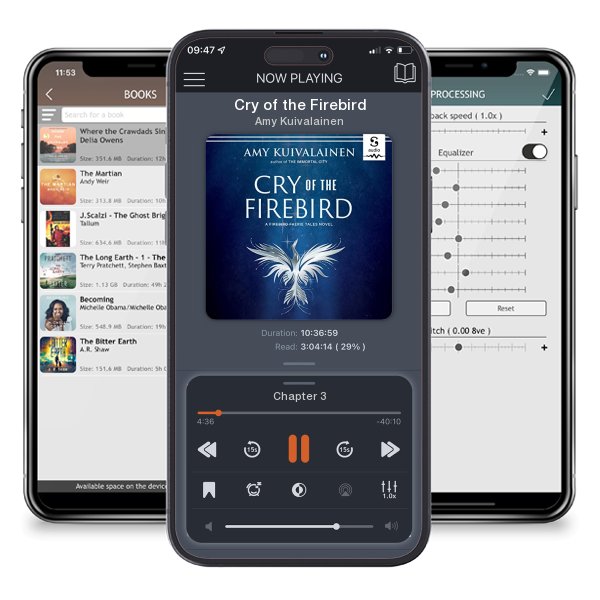 Download fo free audiobook Cry of the Firebird by Amy Kuivalainen and listen anywhere on your iOS devices in the ListenBook app.