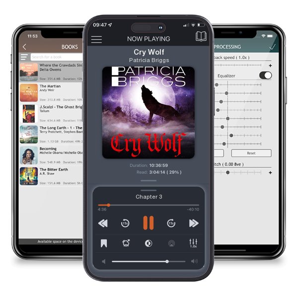 Download fo free audiobook Cry Wolf by Patricia Briggs and listen anywhere on your iOS devices in the ListenBook app.