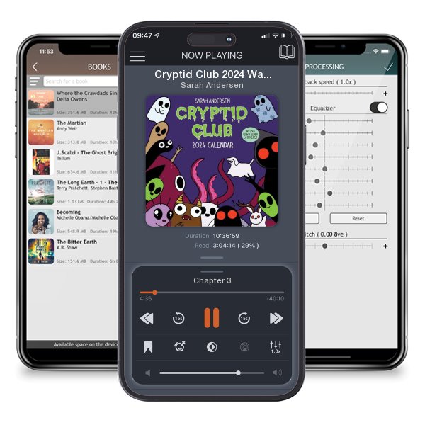 Download fo free audiobook Cryptid Club 2024 Wall Calendar by Sarah Andersen and listen anywhere on your iOS devices in the ListenBook app.