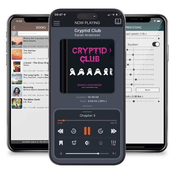 Download fo free audiobook Cryptid Club by Sarah Andersen and listen anywhere on your iOS devices in the ListenBook app.