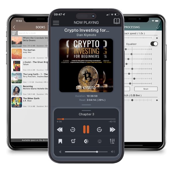 Download fo free audiobook Crypto Investing for Beginners: A step-by-step guide to becoming a professional cryptocurrency investor or trader in less than 10 days by Dan Kiymoto and listen anywhere on your iOS devices in the ListenBook app.