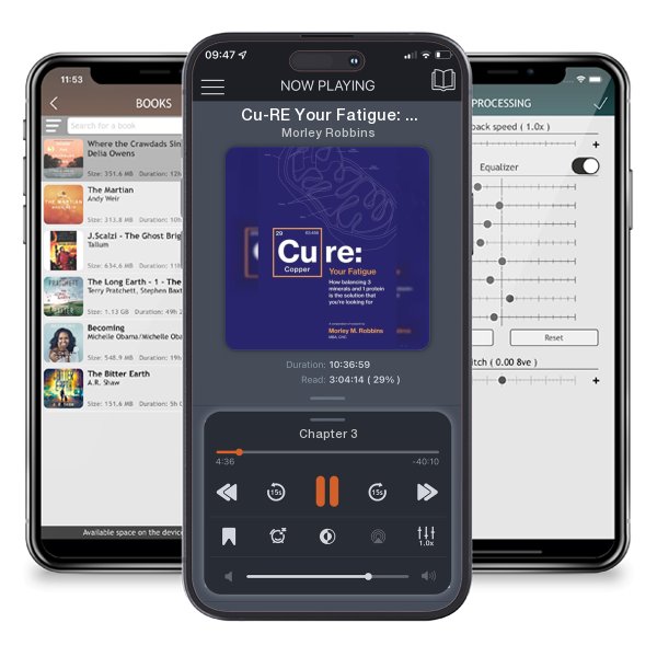 Download fo free audiobook Cu-RE Your Fatigue: The Root Cause and How To Fix It On Your Own by Morley Robbins and listen anywhere on your iOS devices in the ListenBook app.