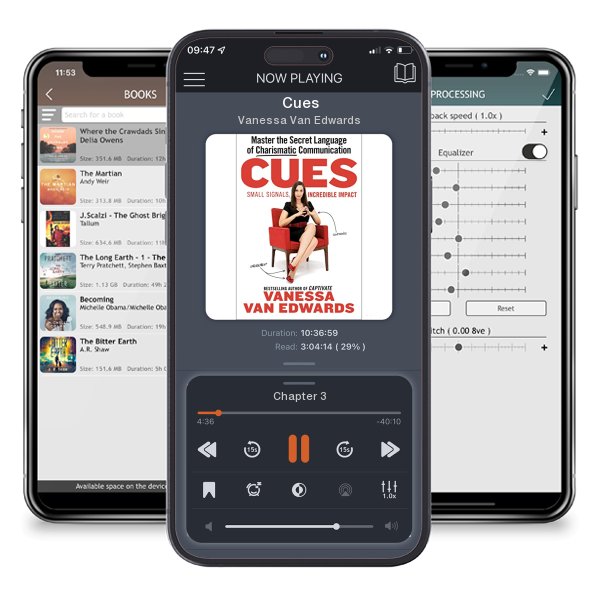 Download fo free audiobook Cues by Vanessa Van Edwards and listen anywhere on your iOS devices in the ListenBook app.