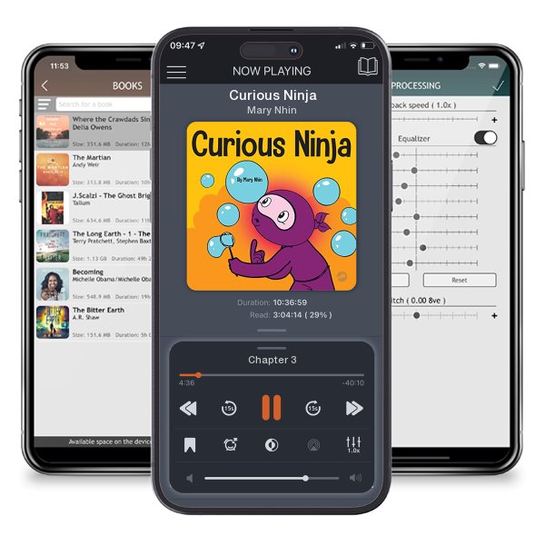 Download fo free audiobook Curious Ninja by Mary Nhin and listen anywhere on your iOS devices in the ListenBook app.