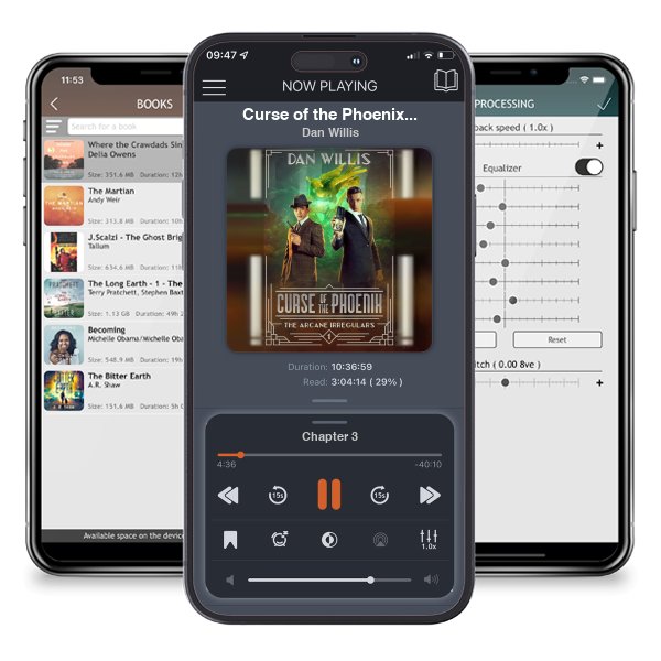 Download fo free audiobook Curse of the Phoenix (The Arcane Irregulars Book 1) by Dan Willis and listen anywhere on your iOS devices in the ListenBook app.