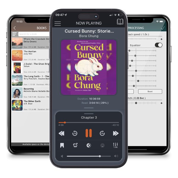 Download fo free audiobook Cursed Bunny: Stories by Bora Chung and listen anywhere on your iOS devices in the ListenBook app.