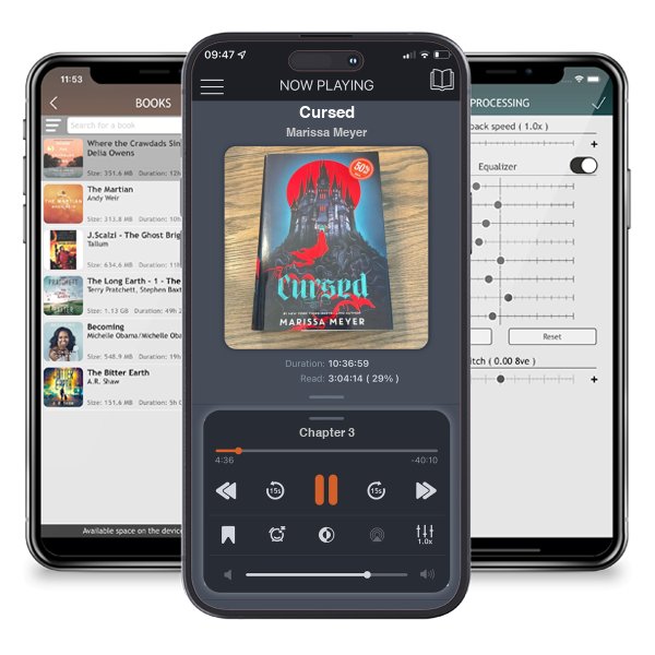 Download fo free audiobook Cursed by Marissa Meyer and listen anywhere on your iOS devices in the ListenBook app.