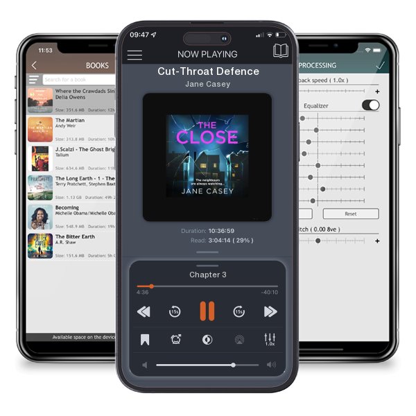 Download fo free audiobook Cut-Throat Defence by Jane Casey and listen anywhere on your iOS devices in the ListenBook app.