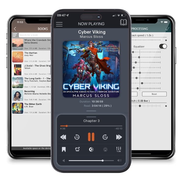 Download fo free audiobook Cyber Viking by Marcus Sloss and listen anywhere on your iOS devices in the ListenBook app.