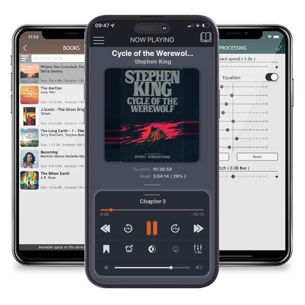 Download fo free audiobook Cycle of the Werewolf by Stephen King and listen anywhere on your iOS devices in the ListenBook app.