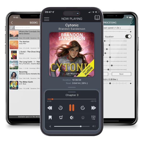 Download fo free audiobook Cytonic by Brandon Sanderson and listen anywhere on your iOS devices in the ListenBook app.