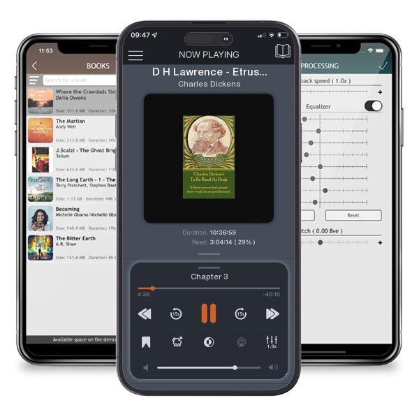Download fo free audiobook D H Lawrence - Etruscan Places: “Money poisons you when you've got it, and starves you when you haven't.” by Charles Dickens and listen anywhere on your iOS devices in the ListenBook app.