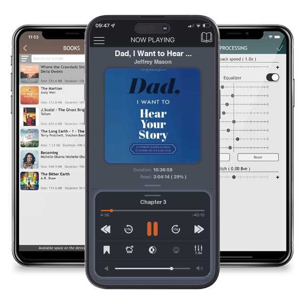 Download fo free audiobook Dad, I Want to Hear Your Story: A Father’s Guided Journal To Share His Life & His Love (Hear Your Story Books) by Jeffrey Mason and listen anywhere on your iOS devices in the ListenBook app.