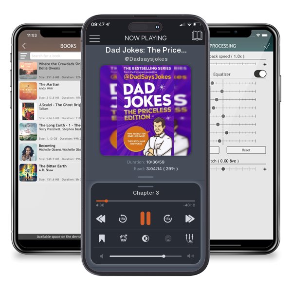 Download fo free audiobook Dad Jokes: The Priceless Edition: The Bestselling Series From The Instagram Sensation by @Dadsaysjokes and listen anywhere on your iOS devices in the ListenBook app.