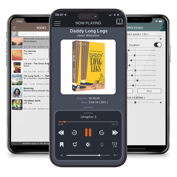 Download fo free audiobook Daddy Long Legs by Jean Webster and listen anywhere on your iOS devices in the ListenBook app.