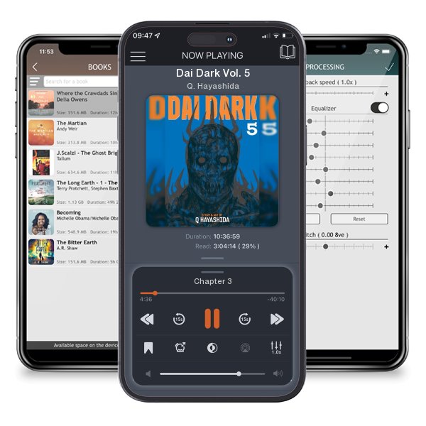 Download fo free audiobook Dai Dark Vol. 5 by Q. Hayashida and listen anywhere on your iOS devices in the ListenBook app.