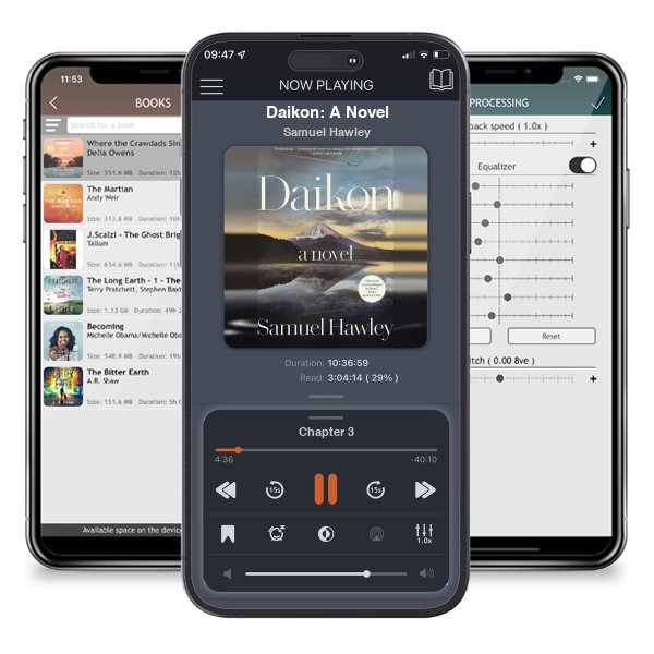Download fo free audiobook Daikon: A Novel by Samuel Hawley and listen anywhere on your iOS devices in the ListenBook app.
