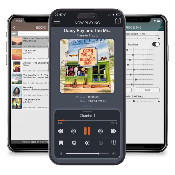 Download fo free audiobook Daisy Fay and the Miracle Man by Fannie Flagg and listen anywhere on your iOS devices in the ListenBook app.