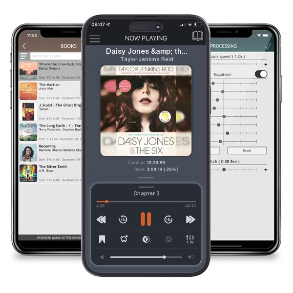 Download fo free audiobook Daisy Jones & the Six by Taylor Jenkins Reid and listen anywhere on your iOS devices in the ListenBook app.