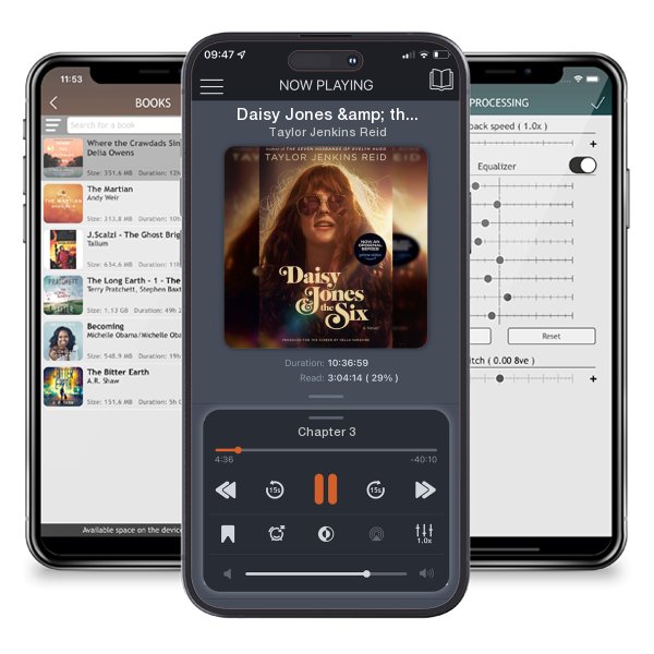 Download fo free audiobook Daisy Jones & the Six (TV Tie-In Edition) by Taylor Jenkins Reid and listen anywhere on your iOS devices in the ListenBook app.