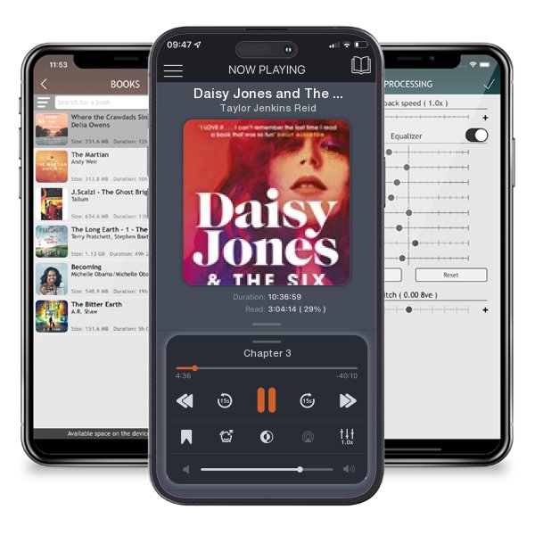 Download fo free audiobook Daisy Jones and The Six by Taylor Jenkins Reid and listen anywhere on your iOS devices in the ListenBook app.