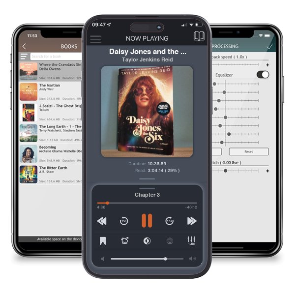 Download fo free audiobook Daisy Jones and the Six (TV Tie-In Edition) by Taylor Jenkins Reid and listen anywhere on your iOS devices in the ListenBook app.