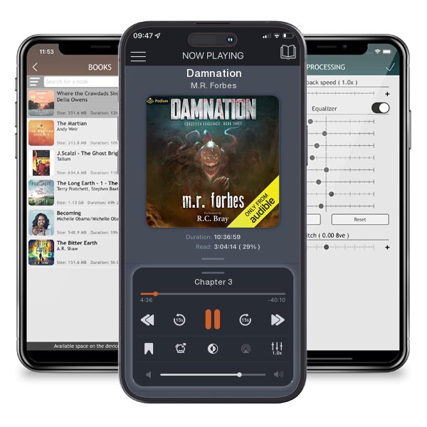 Download fo free audiobook Damnation by M.R. Forbes and listen anywhere on your iOS devices in the ListenBook app.