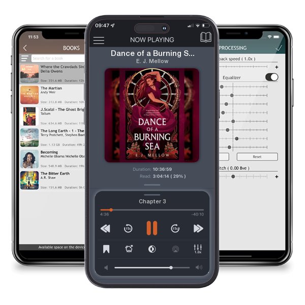Download fo free audiobook Dance of a Burning Sea by E. J. Mellow and listen anywhere on your iOS devices in the ListenBook app.