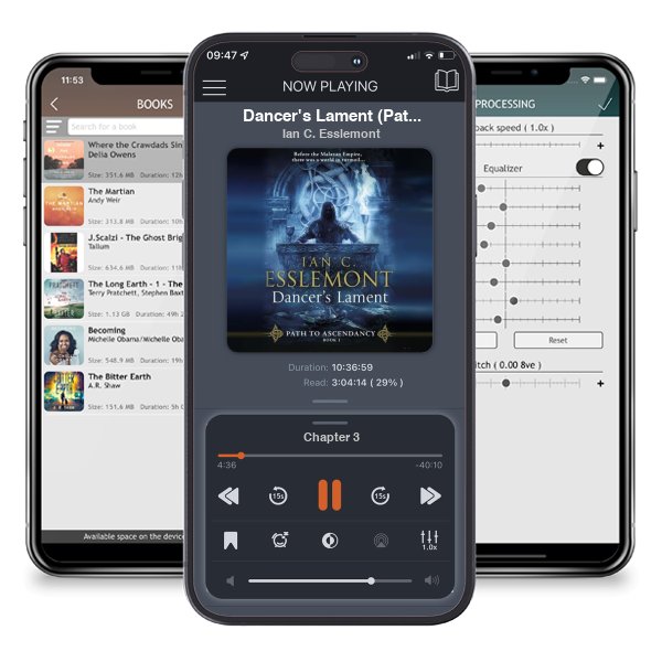 Download fo free audiobook Dancer\'s Lament (Path to Ascendancy, #1) by Ian C. Esslemont and listen anywhere on your iOS devices in the ListenBook app.