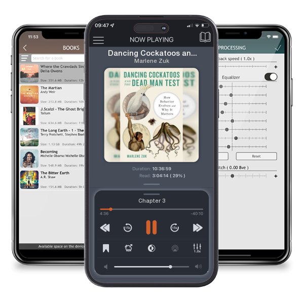 Download fo free audiobook Dancing Cockatoos and the Dead Man Test: How Behavior Evolves... by Marlene Zuk and listen anywhere on your iOS devices in the ListenBook app.