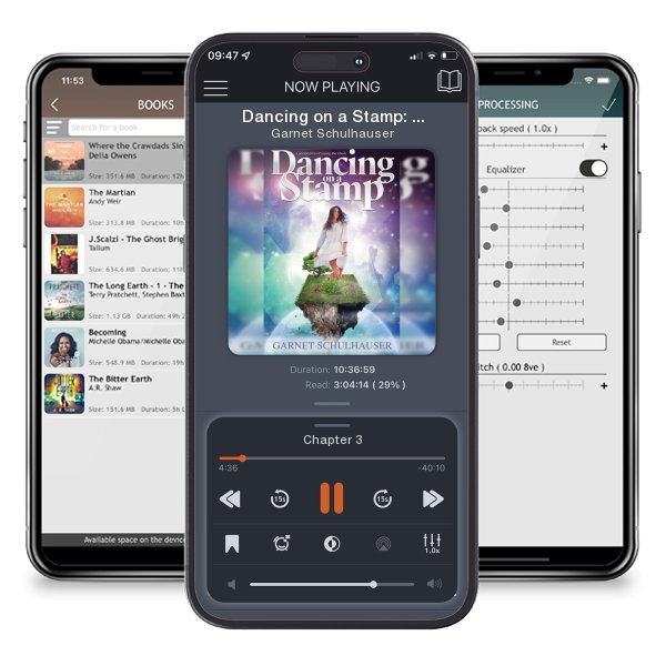 Download fo free audiobook Dancing on a Stamp: Startling Revelations from the Other Side by Garnet Schulhauser and listen anywhere on your iOS devices in the ListenBook app.